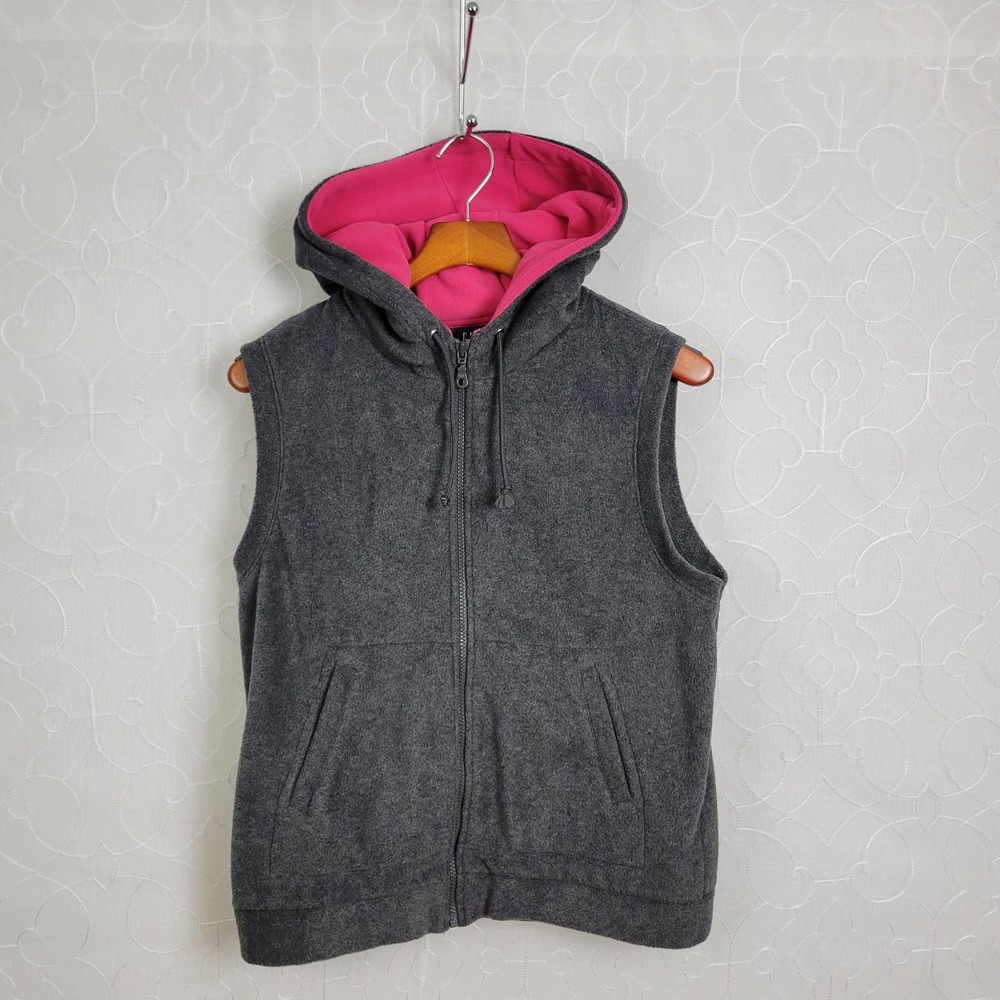 Women's Gap Sleeveless Hooded Vest, Size Large